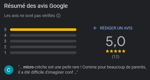 Avis Google